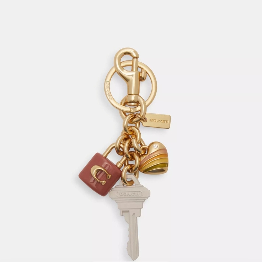 Coach Key Cluster Bag Charm